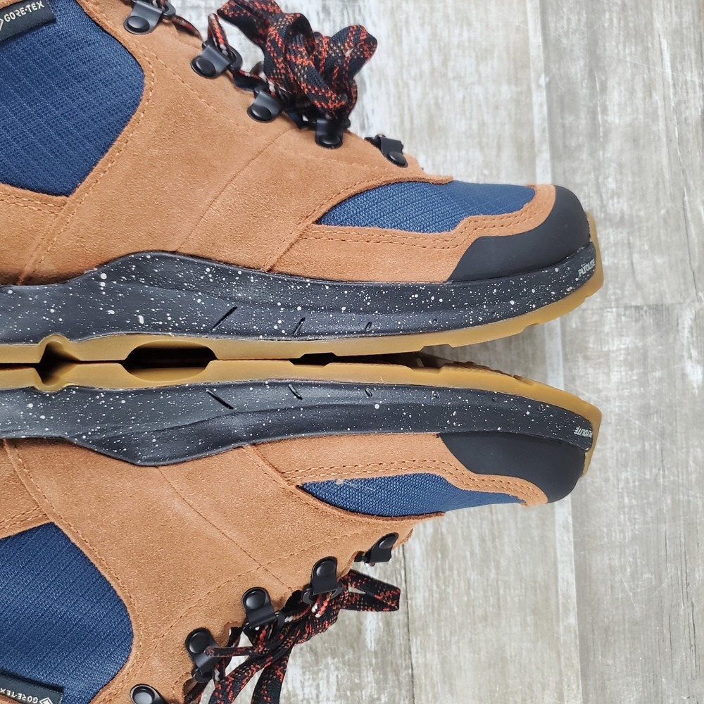 Danner Lace-Up Boots in Brown and Navy - Picture 9 of 12